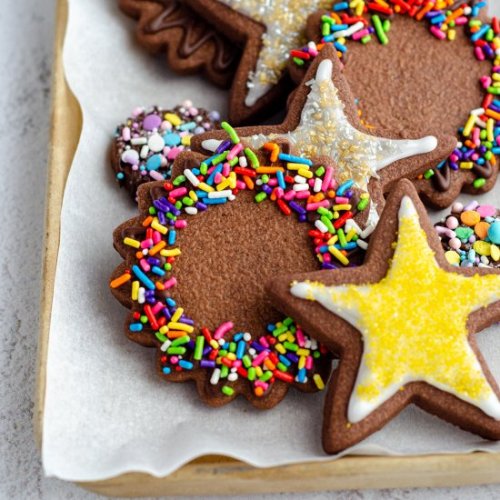 Chocolate Cut-out Sugar Cookies-Your Source Of Sweet Inspirations! || GET SWEET DESSERT BOOKS! || GET