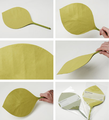 Cool off on a hot day with a beautiful Ha Uchiwa, means round fan in Japanese, by designer 