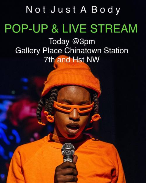 2day tune in for live stream pop up performance at 3pm or join us at 7th & Hst NW to hear the EP