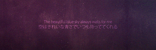 " Ill Always Wait For The Future. "