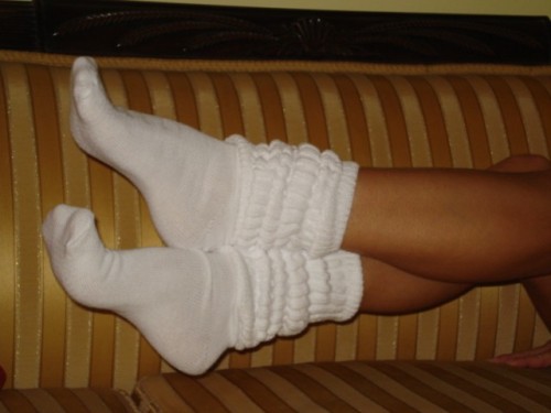 slouchsocks1 - sockmando101 - white slouch socks….God these...