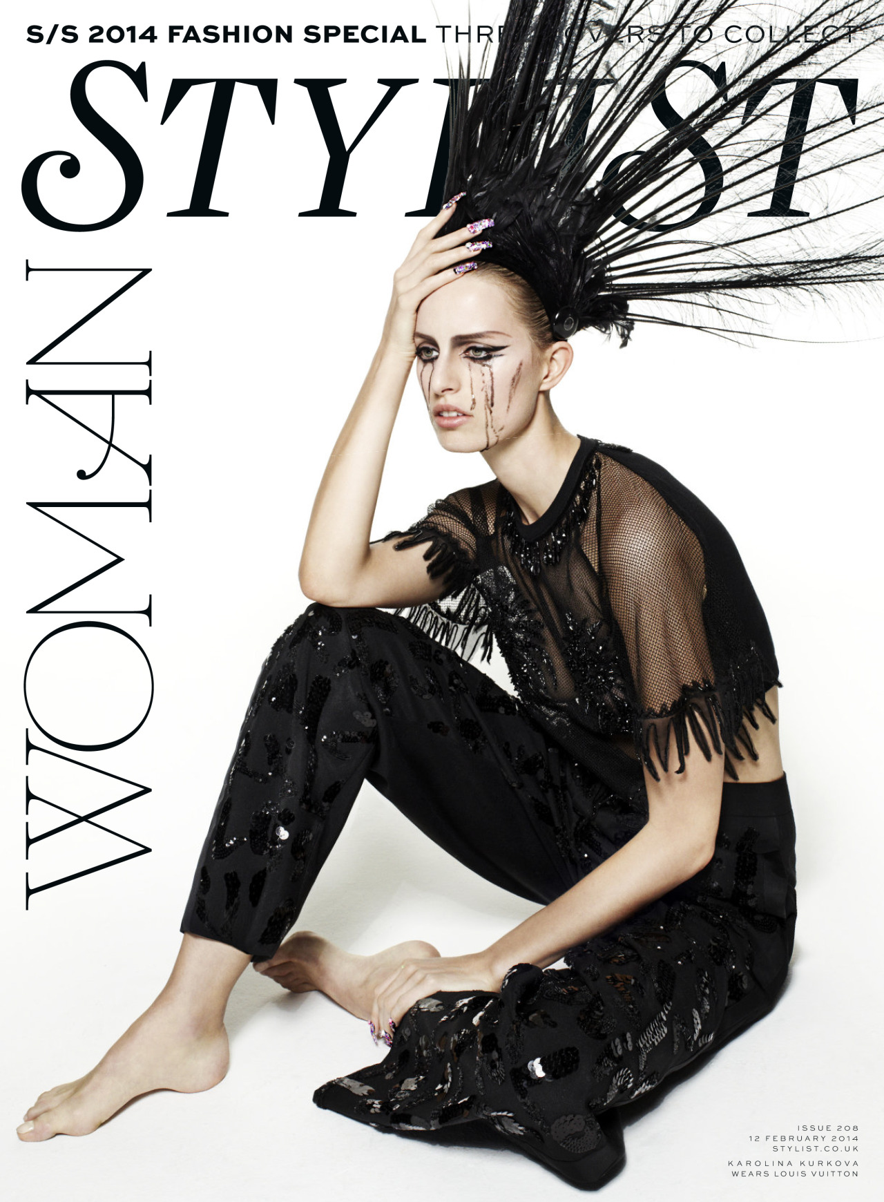 stormtrooperfashion:  Karolina Kurkova by John-Paul Pietrus for Stylist Magazine Spring/Summer