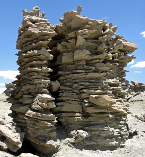 Fantasy CanyonThe layers in this pillar of rock are Eocene in age, about 50 million years old and ar