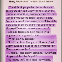 ravenclawslibrary:  fudgeflies:   If you don’t love Ginny Weasley, you’re wrong.   On today’s episode of: scenes that should’ve gone in the FUCKING movie 