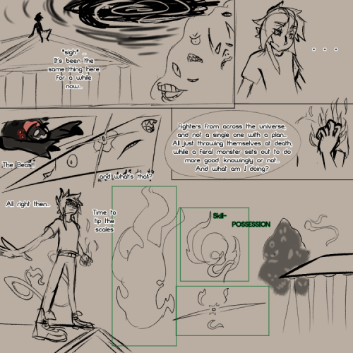 Really rough comic of more OC Tournament events“I specialize in tactics. I also specialize in 