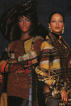 femmequeens:  Brandi and Beverly photographed by Gilles Bensimon, Elle Magazine September