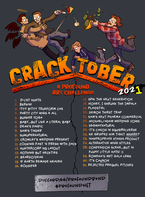 You’ve heard of Promptober? Get ready for…CRACKTOBER 2021Let’s have some fun this month! Join