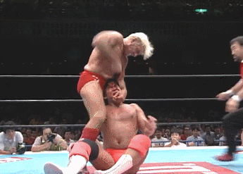 uncle-jingo:ecwarena:Ric Flair vs. Keiji Mutoh (G1 Climax 1995)You slice the forehead with a razor a