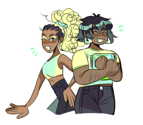 tartmarket:this was such a good request that i accidentally made a high school shayma au out of it