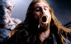 theheirsofdurin:   Thorin watching his loved ones get brutally killed by Azog (◡‿◡✿)