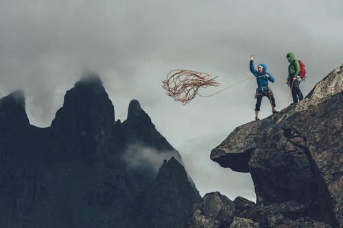 mountainhardwear:There’s only one way down. Photo: Jay Kolsch, Iceland http://ift.tt/1UOkzO2 