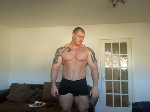 hotbodybuilders:  worshipalphamales:  bottombearcub:  I’ve seen this man’s pics floating around Tumblr, but I don’t know who he is. He’s quite a beautiful beast…send a link my way if you know who he is.  Seriously. Who is this Alpha of Alphas,