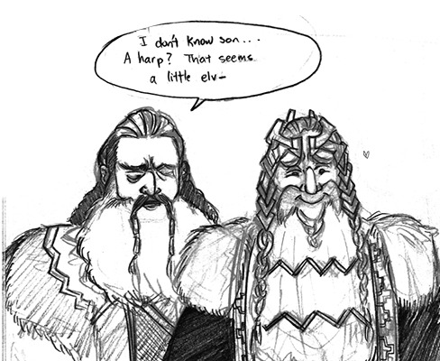 seadeepspaceontheside:  I always thought Thorin was dotted on more by his Grandfather. 