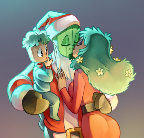 Christmas doodle for @ninjahaku21art 