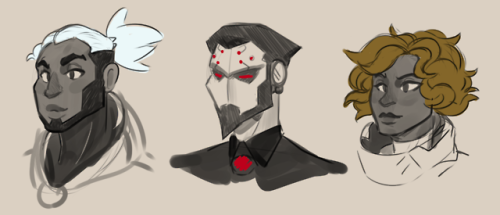 rodraw: potential new Overwatch heroes. Angelo, Maximilien, and yet un-named hero