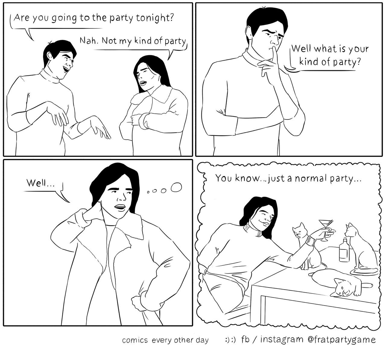 catsbeaversandducks:By Frat Party Game