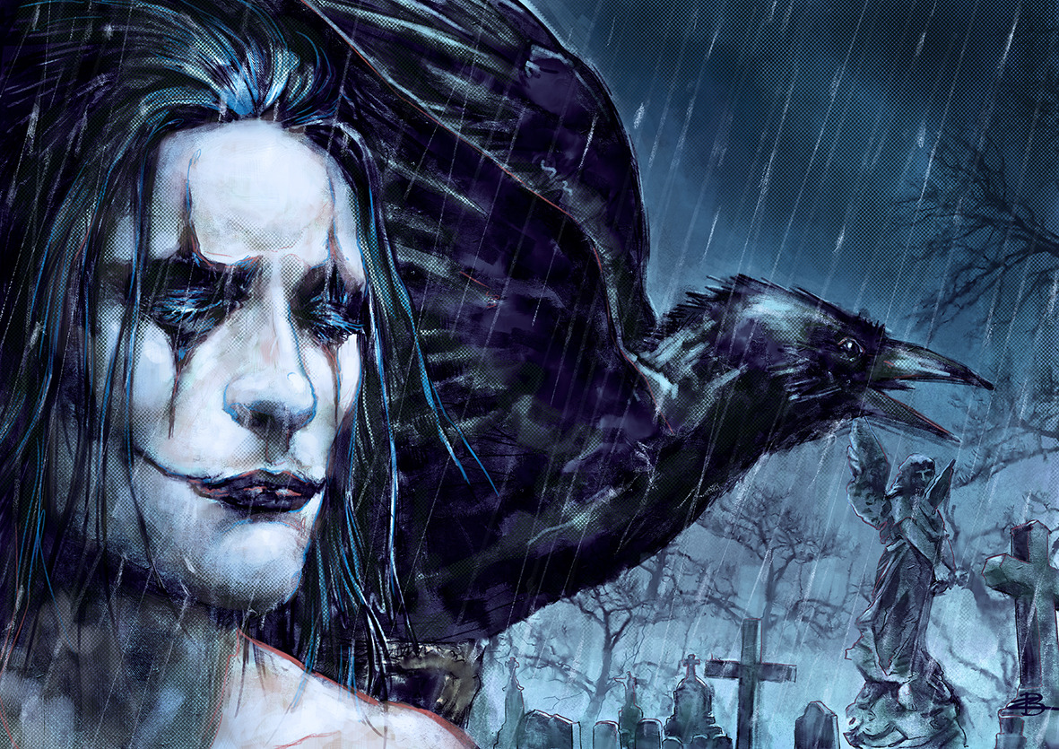 pixelated-nightmares:  The Crow by Kid-Eternity  