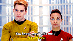 trektags: trektags:  #Uhura and Jim are the sassy girlfriend squad (tags via pineism)