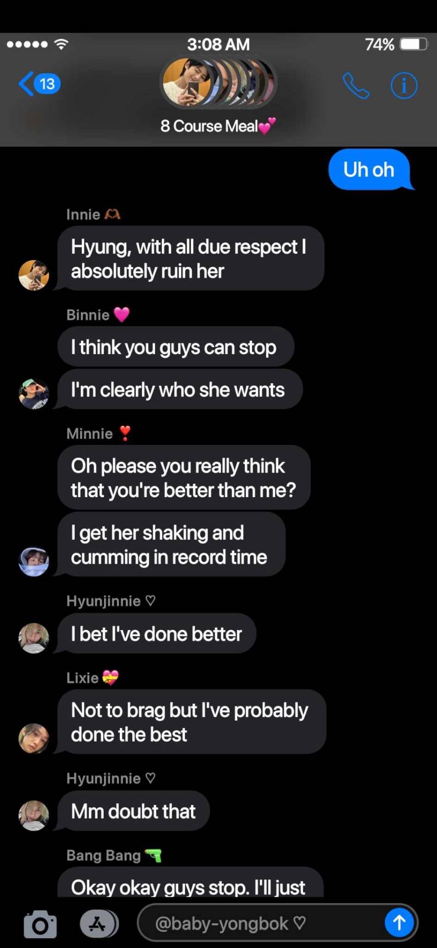 Poly SKZ!Fake Texts - Texting The Group Chat To Ask For "help"
