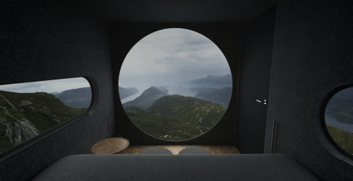 keepingitneutral:   Livit, ‘Birdbox’, A Small Cabin For Humans, The black prefab