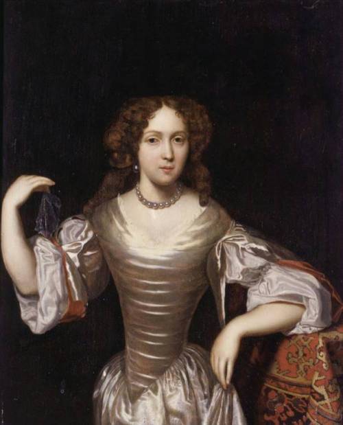 Eglon Hendrik van der Neer (Amsterdam, 1634 - 1703); Portrait of an unknown lady, early 1680’s; oil on panel, private collection