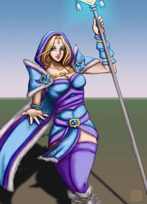 Crystal Maiden Dota 2 by pie-man-lia
