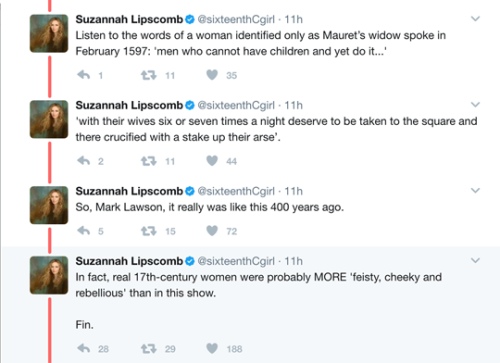 iamanathemadevice:HIstorian Suzzannah Lipscombe responds to Mark Lawson’s poorly researched clickbai