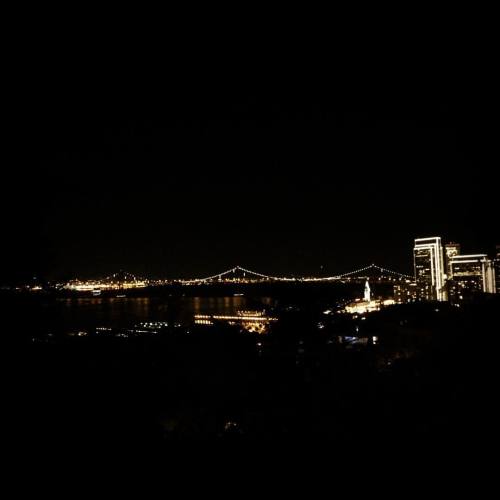 #sanfrancisco #sf #baybridge #coittower  (at The Coit Tower)