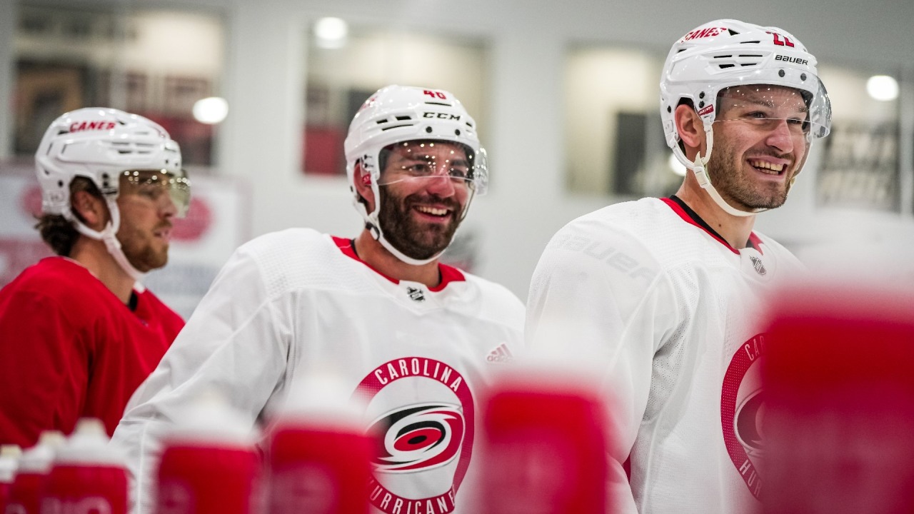 Doogie and Svech Step Brothes Carolina Hurricanes Andrei