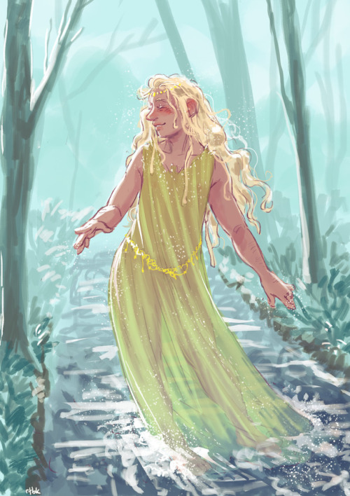 rutobuka2:@zathuraroy5 kinda prompted me with my rendition of Goldberry, Tom Bombadil’s wife, 