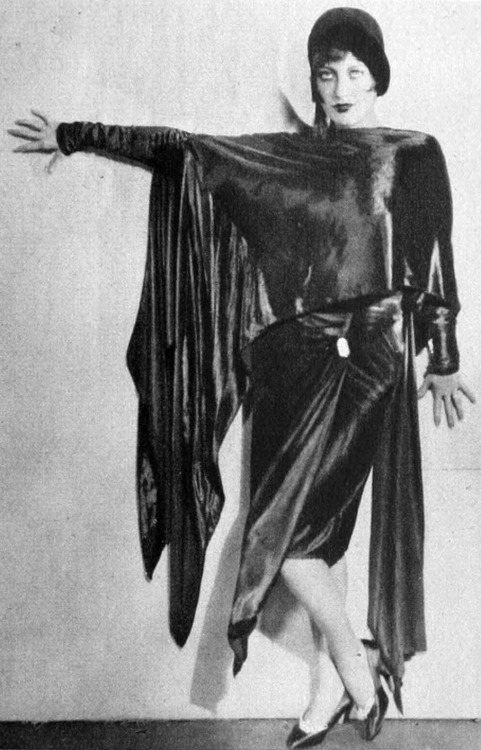 Joan Crawford dressed in Adrian.Photoplay, February 1929