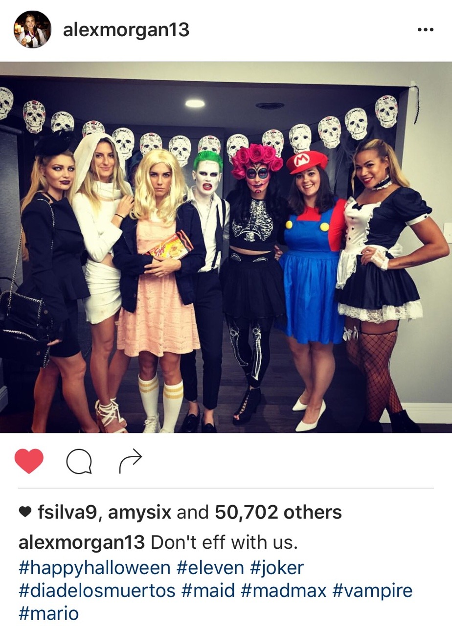 uswntish:  The Gals do Halloween 🎃👻
