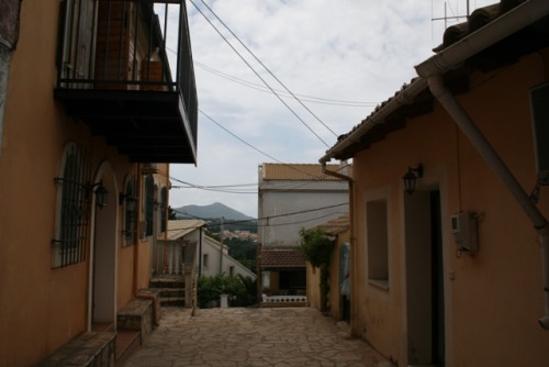 Three properties for sale or rent on the island of Corfu. In the non tourist village of Afra on the 