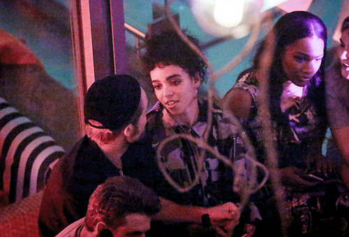 celebritiesofcolor:   Robert Pattinson and FKA Twigs attend SUSHISAMBA’s third anniversary party on November 10, 2015 in London, England. 