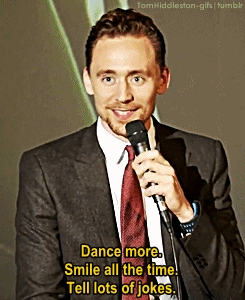 tomhiddleston-gifs:   Tom Hiddleston, bringing you words and quotes of wisdom since