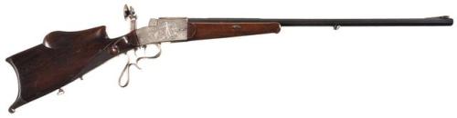 peashooter85: Panel scene engraved Aydt German schuetzen target rifle, late 19th century. from Rock 