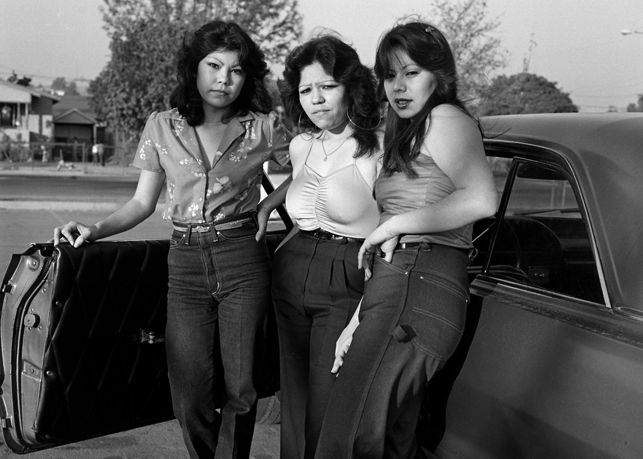 historicaltimes:  The Rivera Bad Girls, East L.A. 1983 via reddit