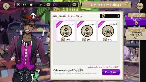 Diasomnia Tokens (am I Missing Something)