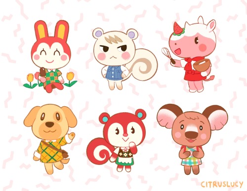 citruslucy:some animal crossing friends