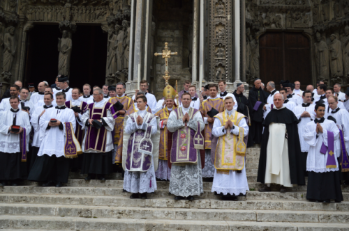 Ordinations at the Cathedral of Chartres.  There is something particularly edifying about the r