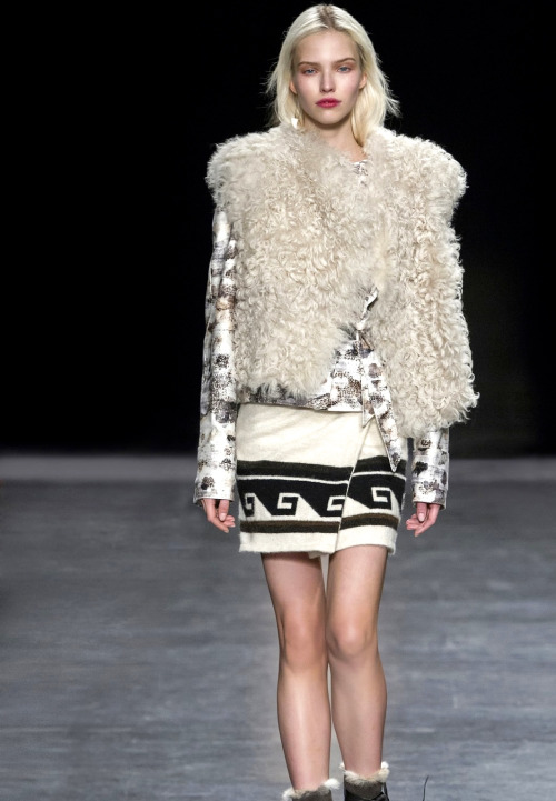 artkream:  **Sasha Luss @ Isabel Marant FW14**  ART FASHION  