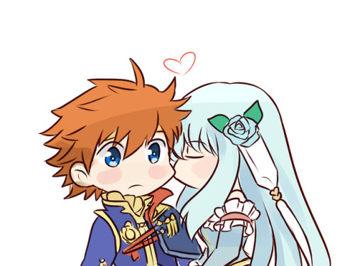 Happy Valentine’s Day of Eliwood and Ninian from Fire Emblem. So the thing is I couldn’t think of an