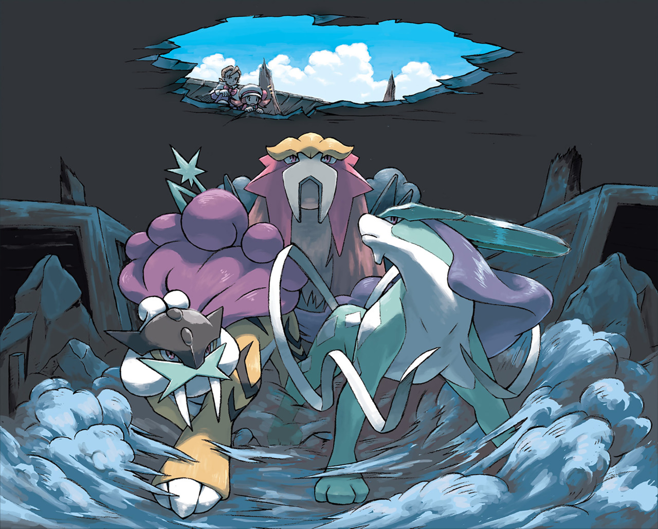 So what exactly is the rapport between Suicune and Unown