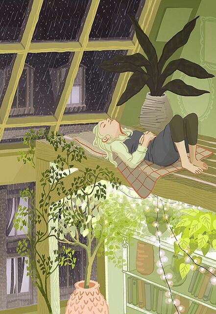 thelofivibe: Rain provides the perfect relaxation….