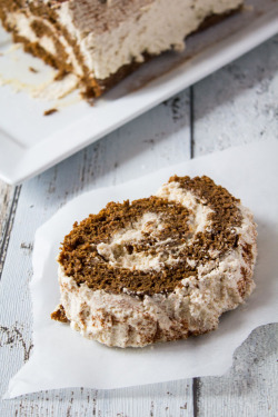 foody-goody:  Gingerbread Cake Roll Source: Marsha’s Baking Addiction