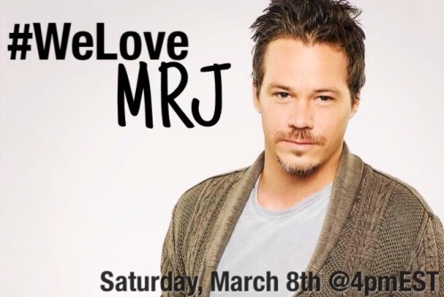 michaelraymondjamess:  Trend on Twitter next Saturday #WeLoveMRJ March 8th @ 4pmEST To show Michael 