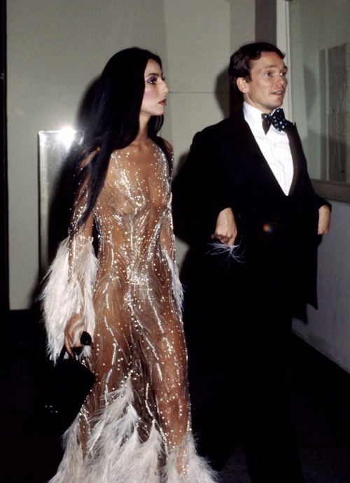 Cher at the 1974 Met Gala