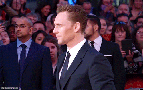 Tom Hiddleston attends the BFI London Film Festival Gala Premiere of High-Rise in Leicester Square, 