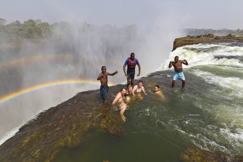 The Above Is Devils Pool Located In Victoria Falls. You Can Probably Guess As To Why They Give It That