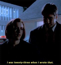 thexfiles:  thexfiles:Mulder + Scully’s graduate thesis    #mulder has a copy of her thesis #that he draws hearts in the margins of #he probably made her sign it at some point (x) 